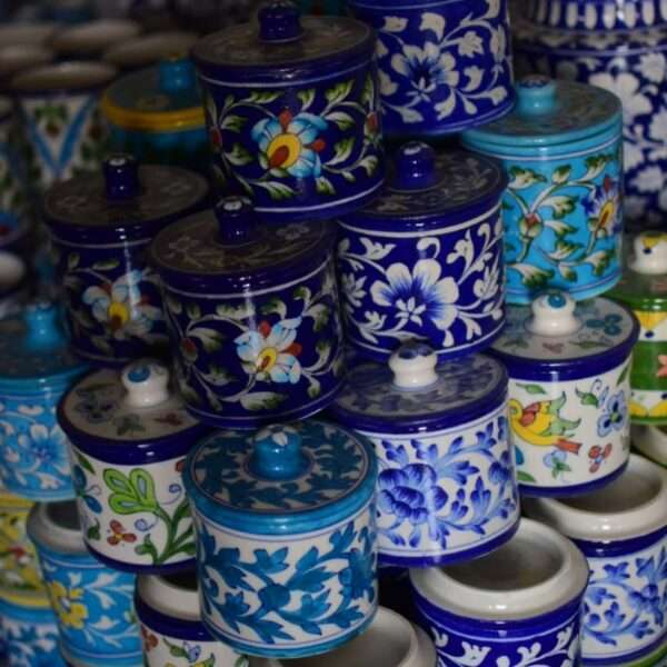 Blue Pottery Art